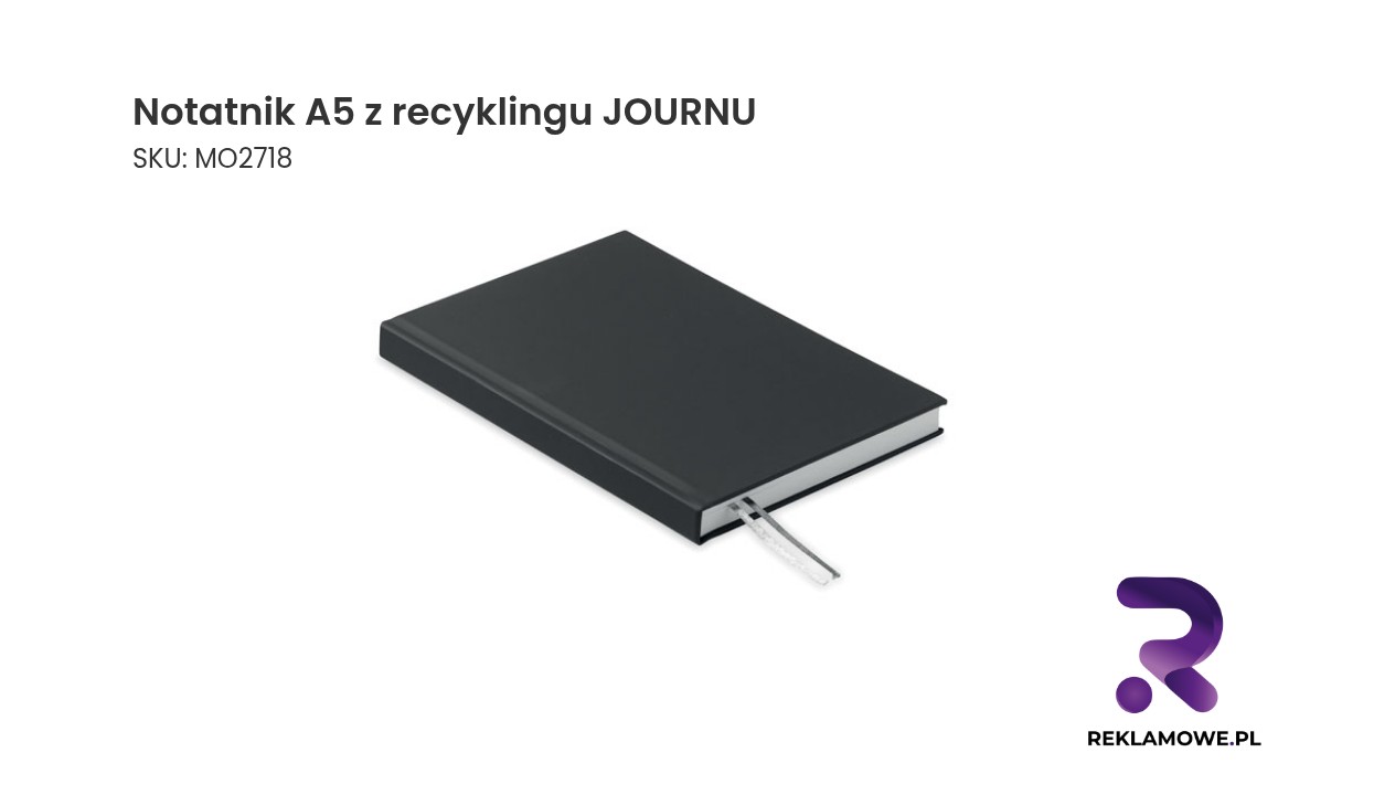 Notatnik A5 wykonany z recyklingu marki JOURNU