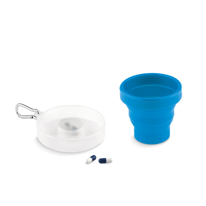 Składany kubek silikonowy CUP PILL mo9196-04