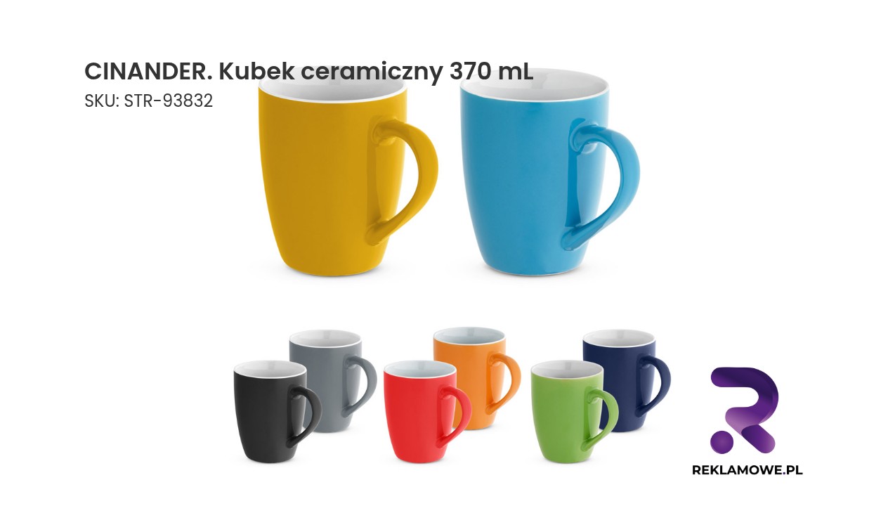 CINANDER kubek ceramiczny 370 ml – zdjęcie produktu