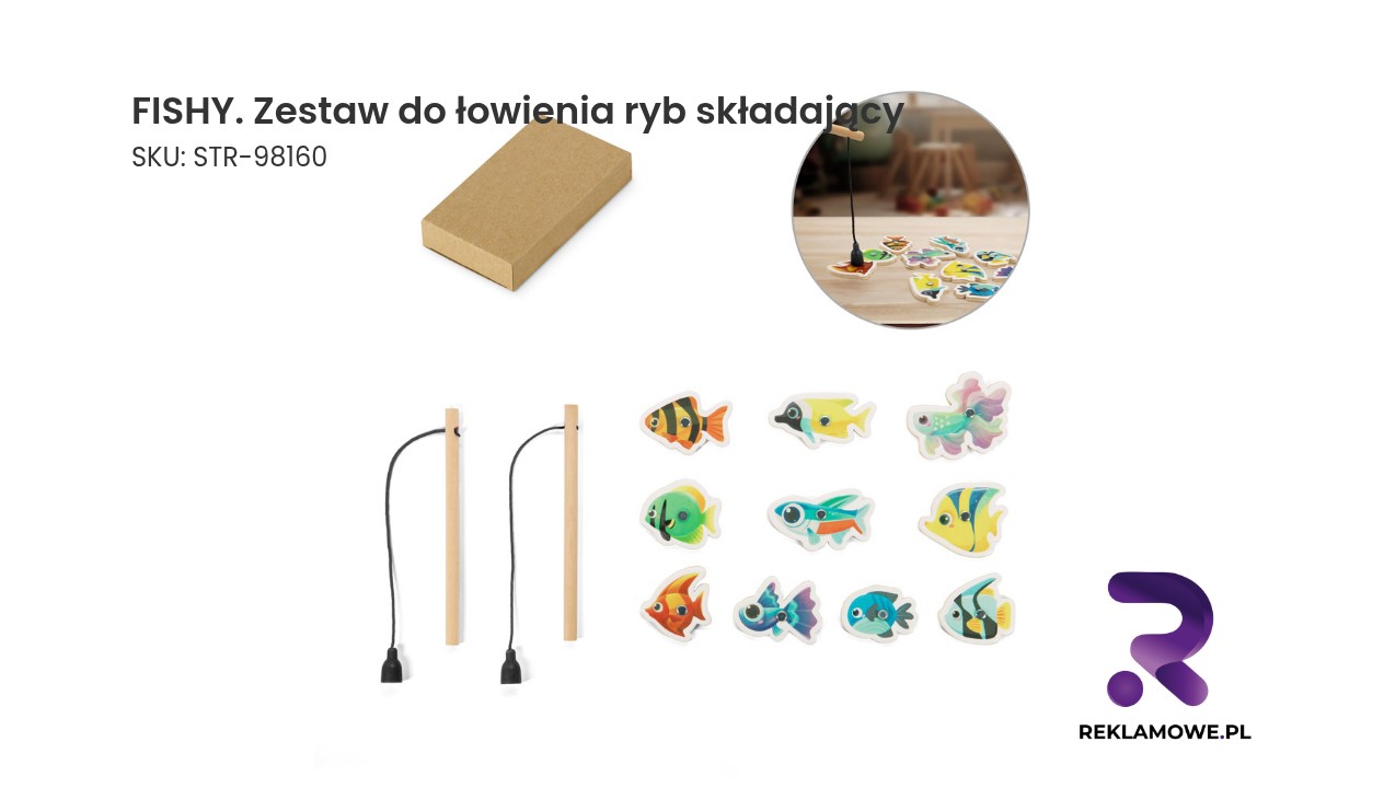 FISHY zestaw do łowienia ryb składający – zabawka dla dzieci