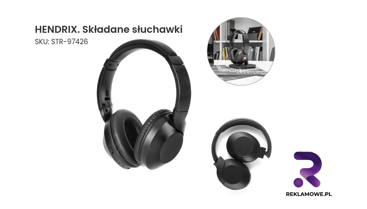 HENDRIX składane słuchawki - zdjęcie produktu
