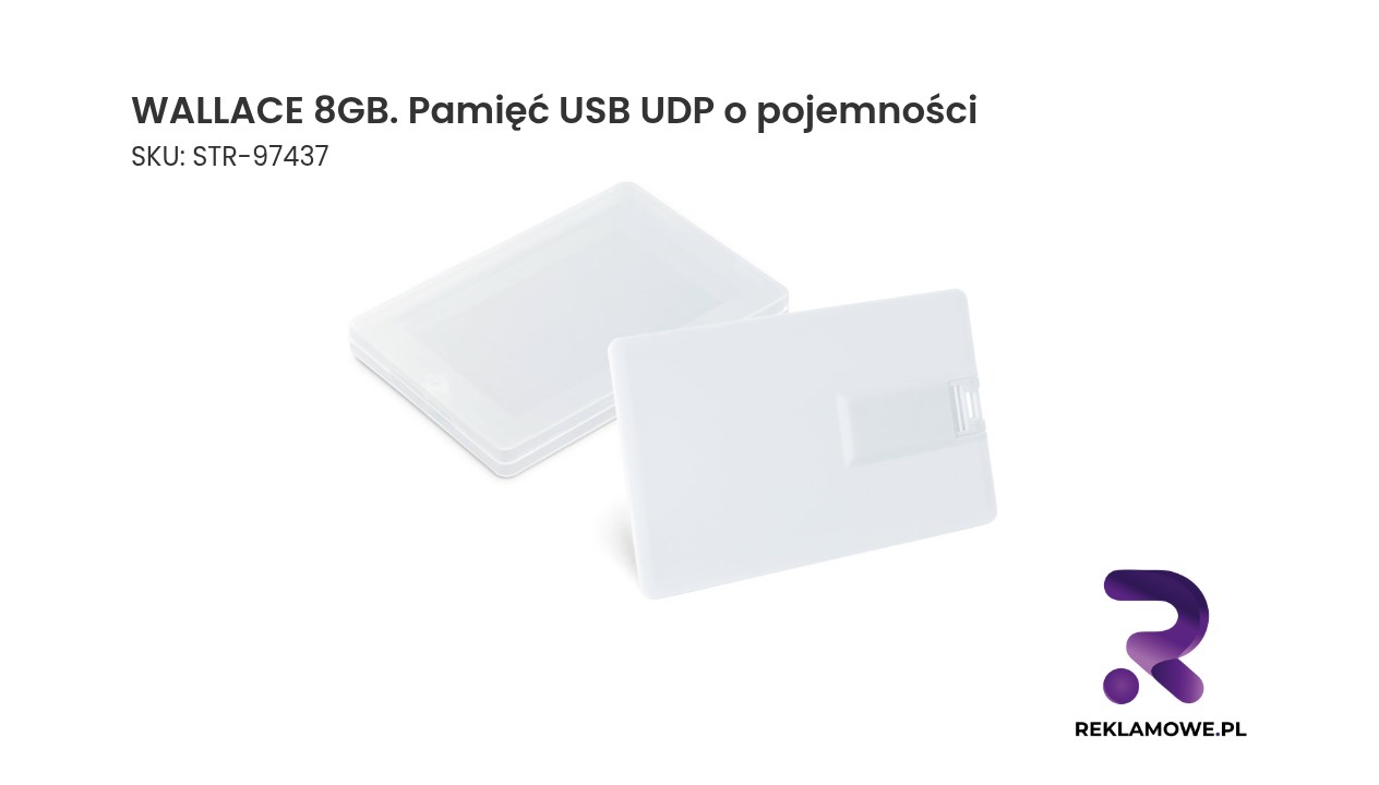 WALLACE 8GB – pamięć USB UDP o pojemności 8 GB
